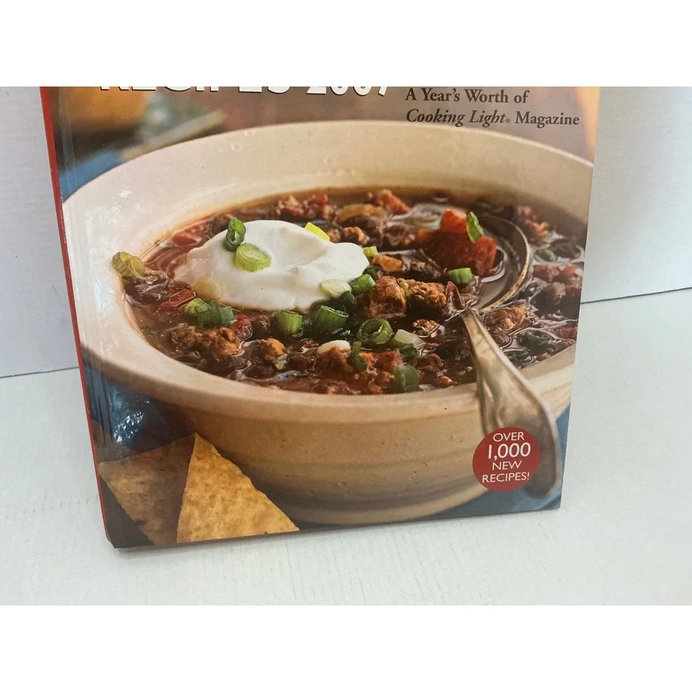 Cooking Light Annual Recipes 2007 Hardcover Cookbook Over 1000 Recipes Healthy